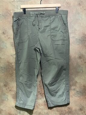 Women’s Olive Green Drawstring Utility Pants